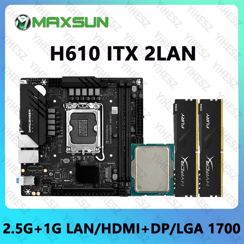 Lga1700 Itx Motherboard Ddr5 - H610 ITX Motherboard Set With Core