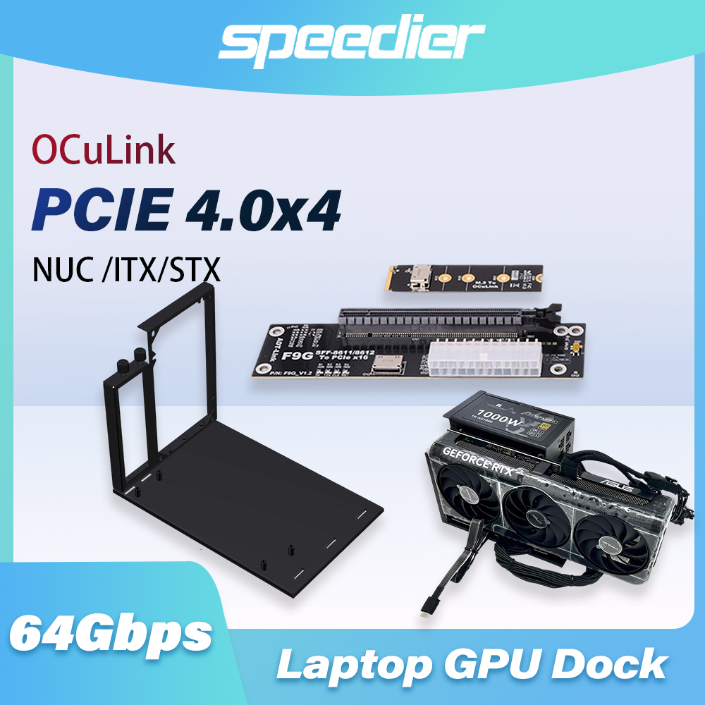F9G 64Gbps OcuLink to PCIE 4.0 - Oculink Egpu Mini Pc review and price