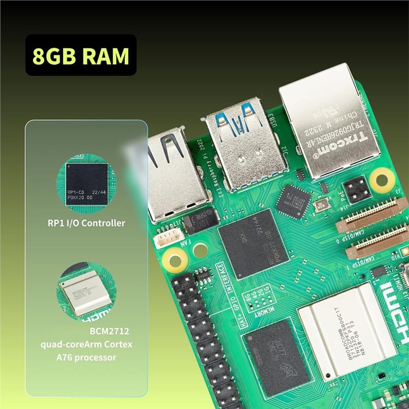 AS95-For Irasptek Starter Kit  - Raspberry Pi 5 8Gb Board review and price