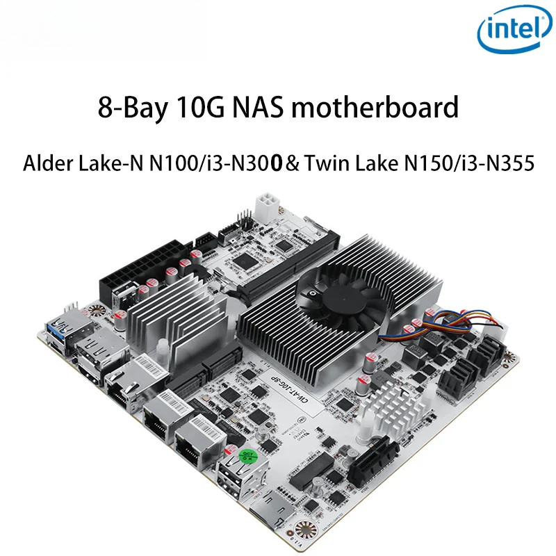8-Bay 10G NAS Motherboard Inte - Nas Motherboard 8 Sata Mini Itx review and price