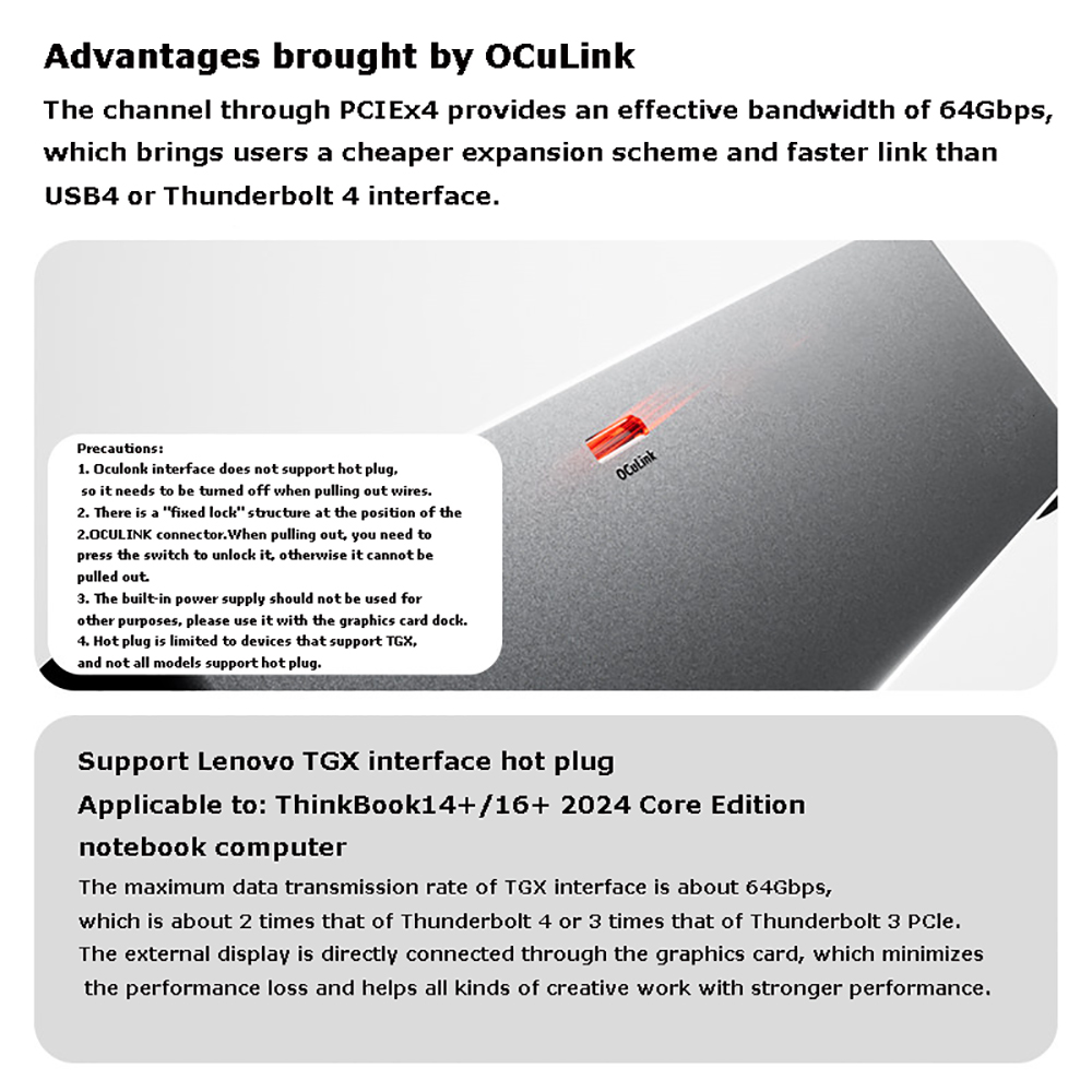 AG02/AG01 EGPU Dock with OCuLi - Oculink Egpu Mini Pc review and price