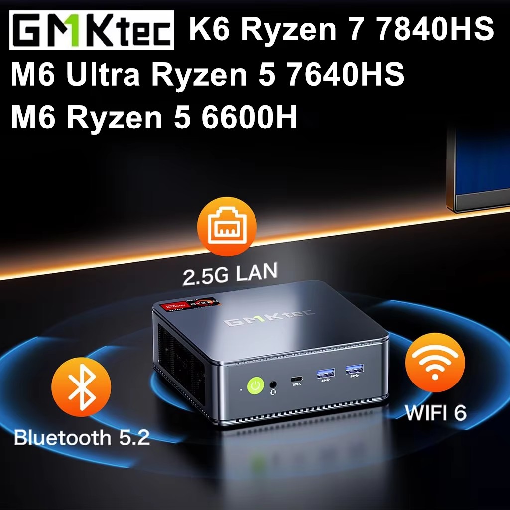 GMKtec Gaming Mini PC K6 M6 Ul - Amd Ryzen 7 7840Hs Mini Pc review and price