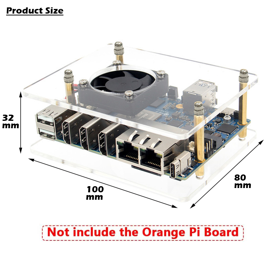 Orange Pi 5 Plus Case with Fan - Orange Pi 5 Plus 16Gb review and price