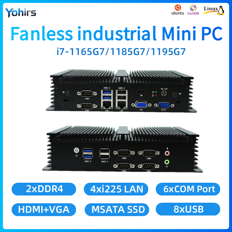 Fanless Embedded PC Intel Core - Fanless Industrial Pc Rs485 Core I7 review and price