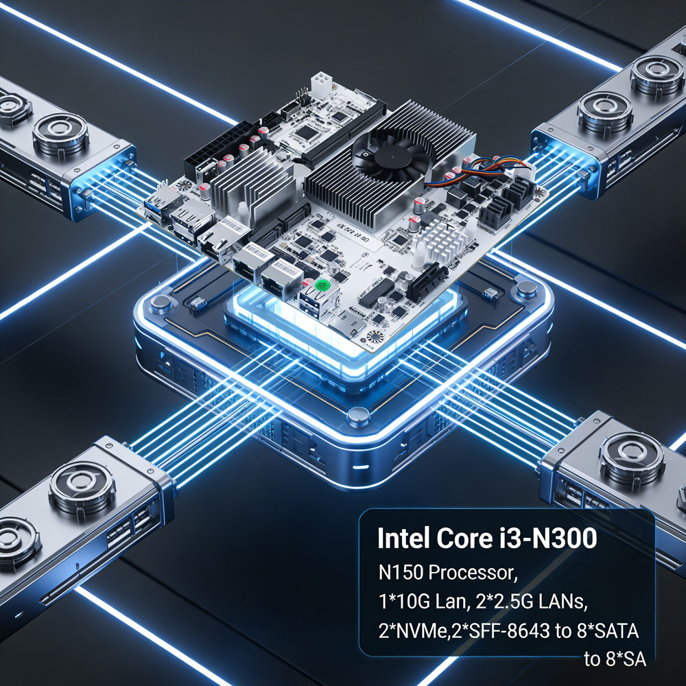 8-Bay NAS Mini ITX Motherboard - Nas Motherboard 8 Sata Mini Itx review and price