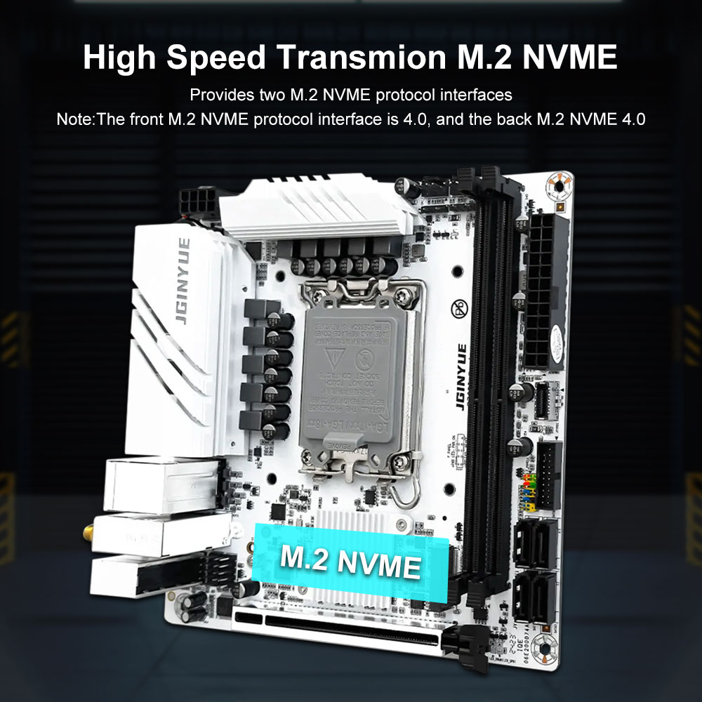 JGINYUE B760 Motherboard LGA 1 - Lga1700 Itx Motherboard Ddr5 review and price